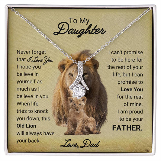 Daughter Present from Dad Necklace