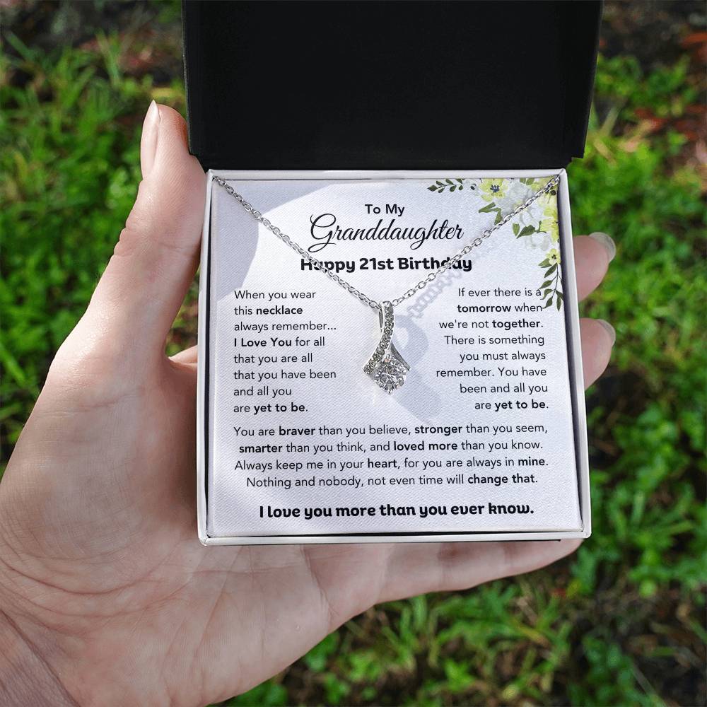 21st Birthday Gift for Granddaughter from Grandparents