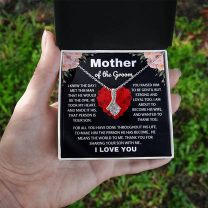 Mother in Law Necklace for Wedding Day