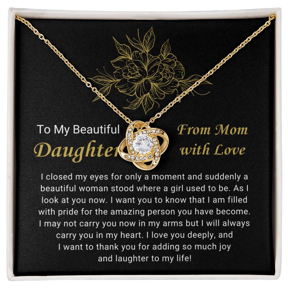 18k Yellow Gold Necklace for Daughter