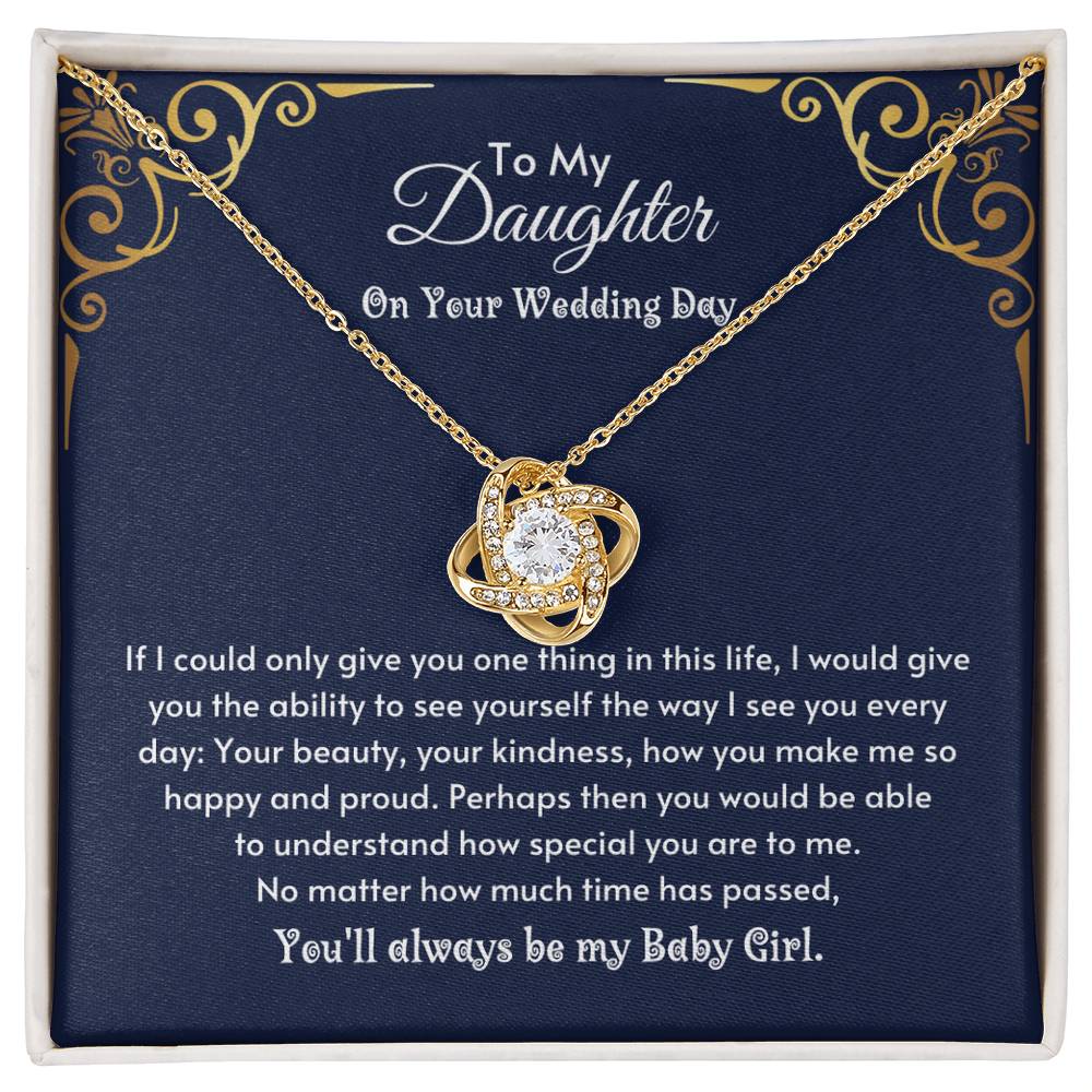 Daughter Gift On Her Wedding Day Necklace