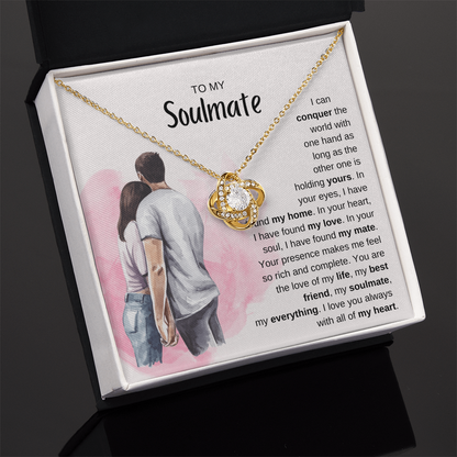 To My Soulmate - You're My Everything Necklace Gift Set