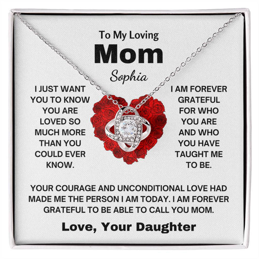 To My Mom Necklace