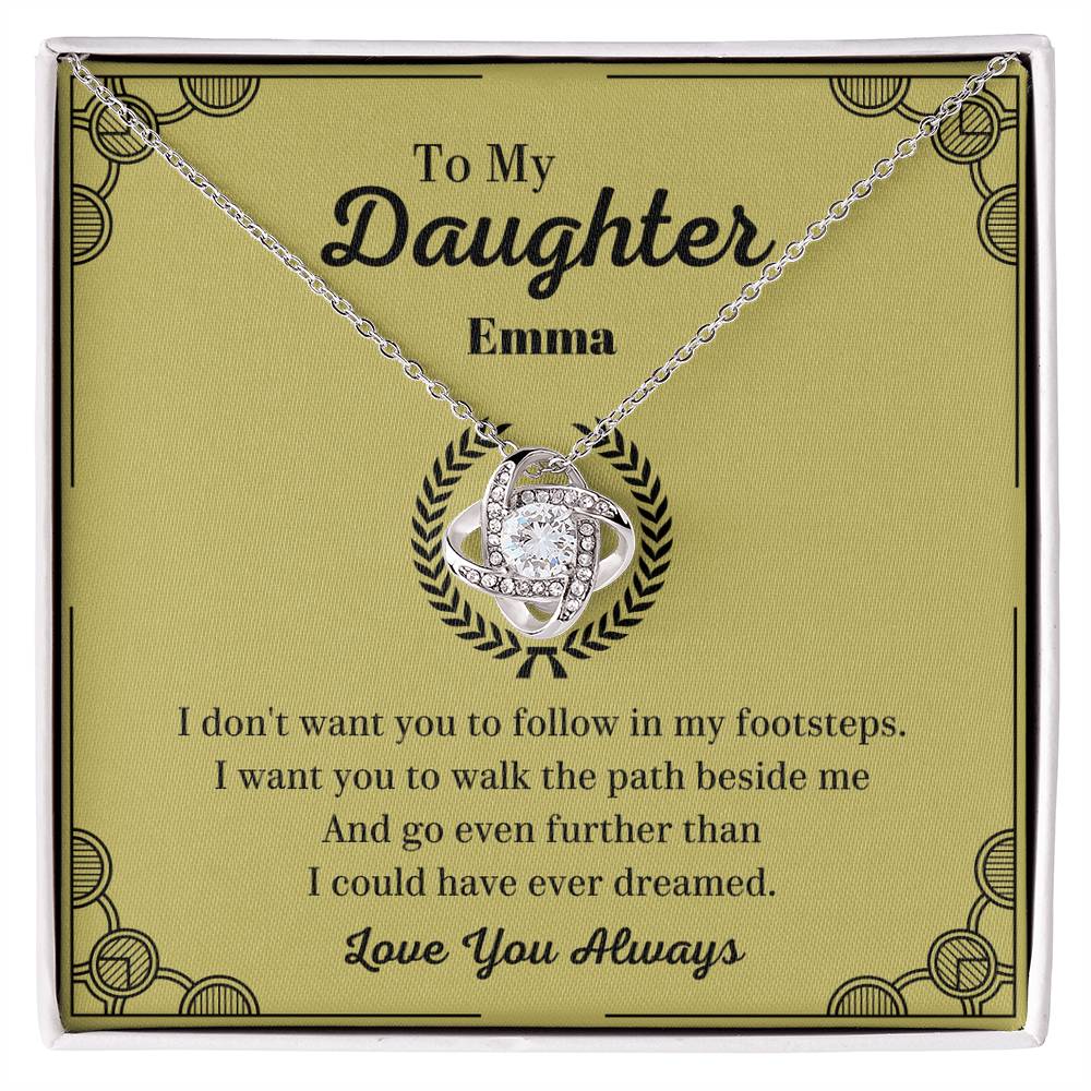 Necklace with 18k Yellow Gold for Daughter