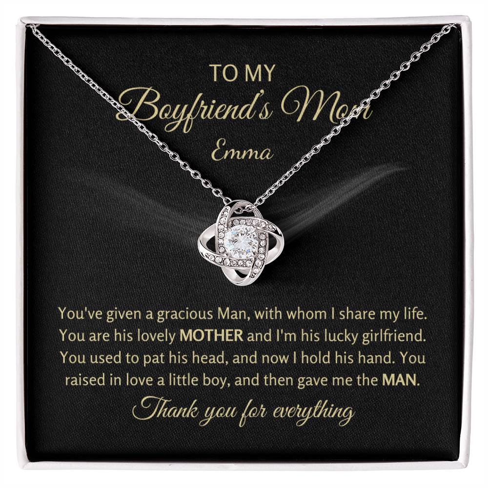Elegant Love Knot Necklace - Perfect Gift for Boyfriend's Mom