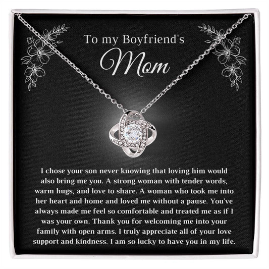 To My Boyfriends Mom | Sentimental Gift for Boyfriends Mom