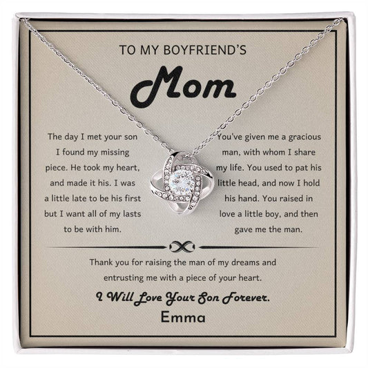 To My Boyfriends Mom Gift | Present for Xmas, Birthday & Mother's Day