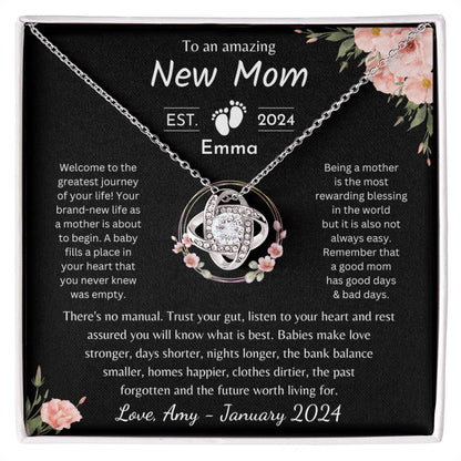 First Time Mom Gift Necklace