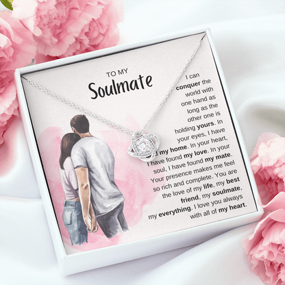 To My Soulmate - You're My Everything Necklace Gift Set