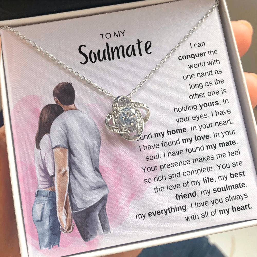 To My Soulmate - You're My Everything Necklace Gift Set
