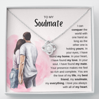 To My Soulmate - You're My Everything Necklace Gift Set