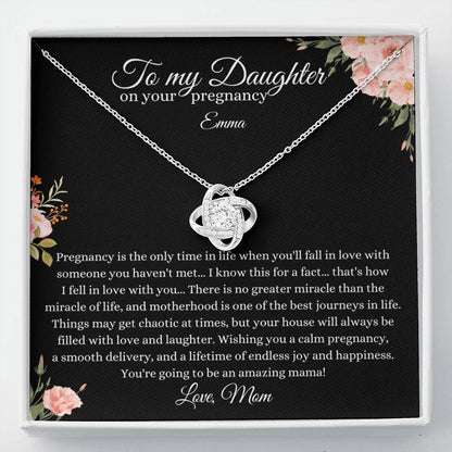 Pregnancy Gift for Daughter from Mom necklace