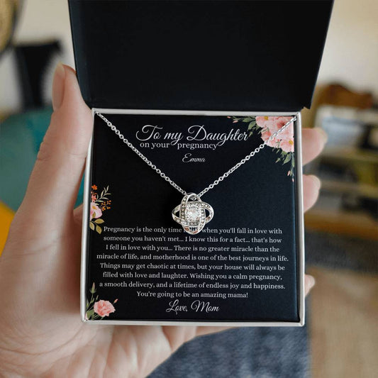 Pregnancy Gift for Daughter from Mom necklace