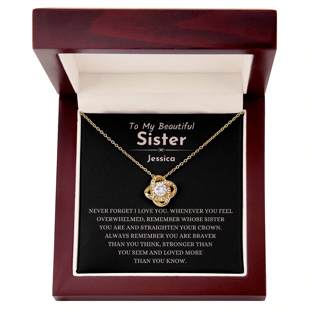 Sister necklace