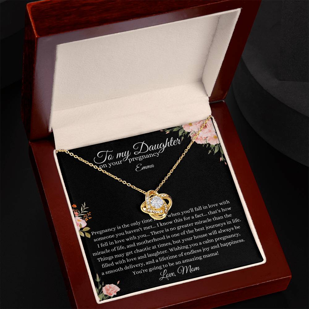 Elegant jewelry gift for expecting mother