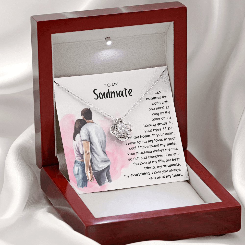 To My Soulmate - You're My Everything Necklace Gift Set