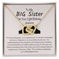 Personalized 24th Birthday Gift For Big Sister | Unbreakable Bond Interlocking Hearts Necklace