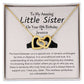 Personalized 18th Birthday Gift For Little Sister | Unbreakable Bond Interlocking Hearts Necklace