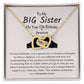 Personalized 17th Birthday Gift For Big Sister | Unbreakable Bond Interlocking Hearts Necklace