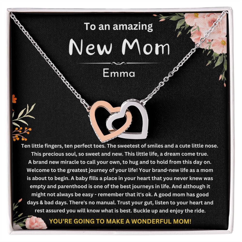 Personalized New Mom Necklace Gift