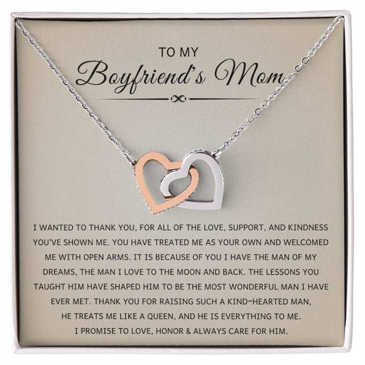 Boyfriends Mom Necklace | Gift for Birthday, Christmas & Mother's Day