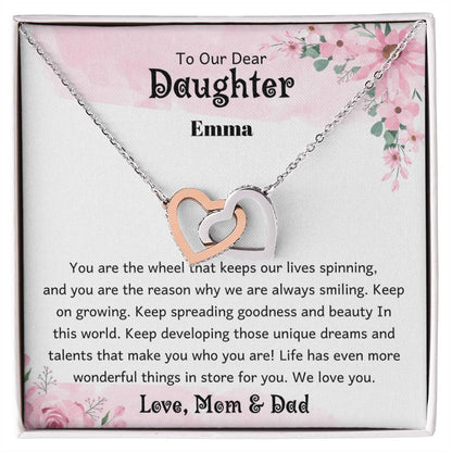 Personalized Daughter Gift from Mom and Dad