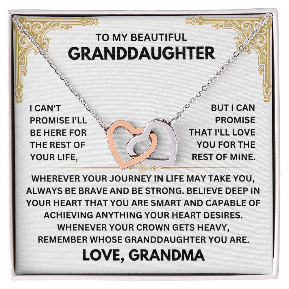 Granddaughter Gift from Grandma necklace