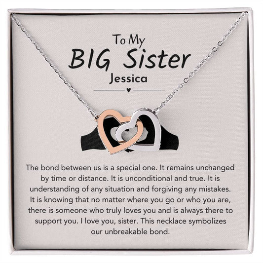 Personalized Big Sister Necklace