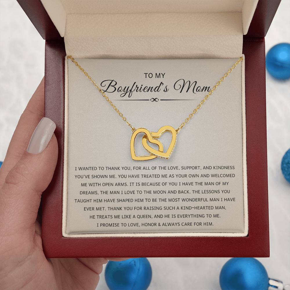 Boyfriends Mom Necklace, Gift for Birthday, Christmas and Mother's Day