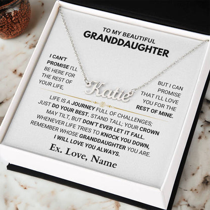 Showcase Your Love with a Custom Name Necklace for Granddaughter