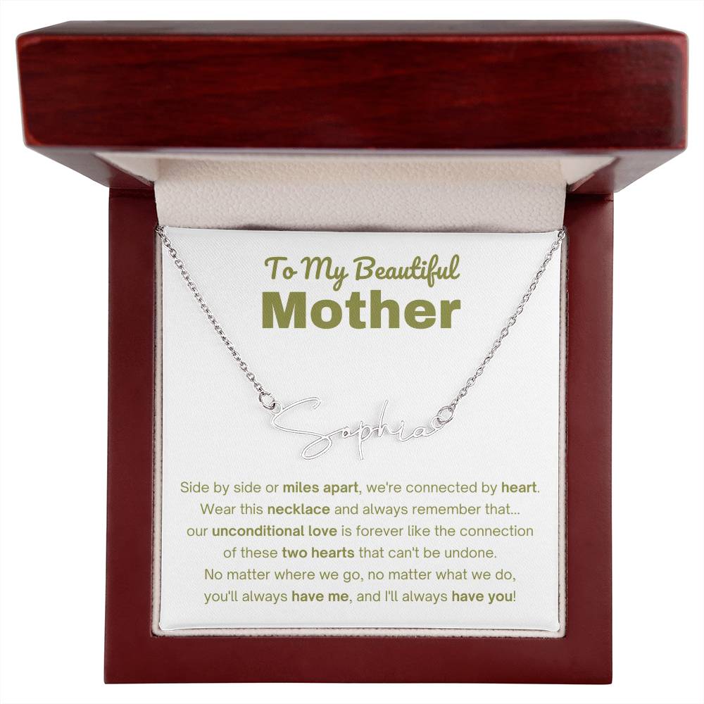 personalised necklace for mom