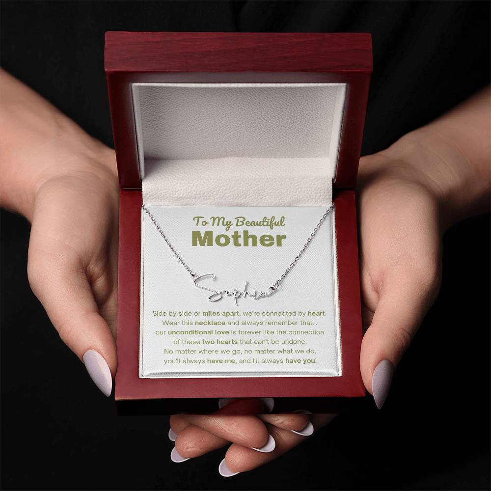 personalized necklace for mom