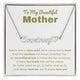 Customized Gift for Mother, Personalized Heart Name Necklace for Mom