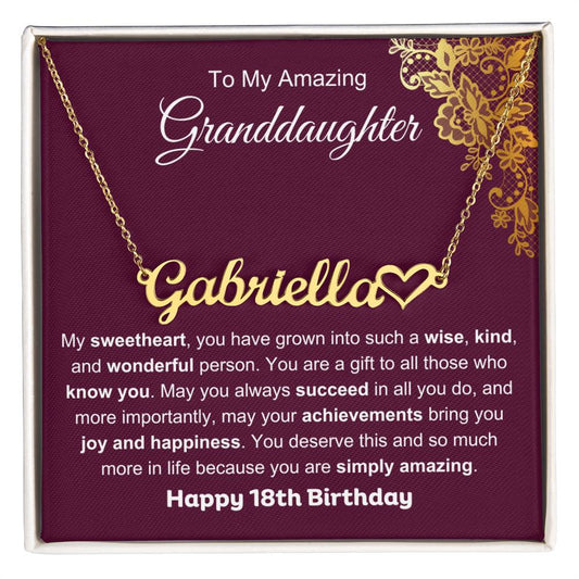 18th birthday gift ideas for granddaughter