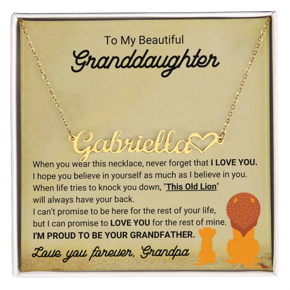 Granddaughter Birthday Gift Jewelry