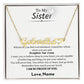 Personalized Sister Necklace - Name Necklace Gift for Her from Brother or Sister