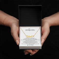 Sister Necklace For Unbiological Sister, Meaningful Jewelry Gift, Symbol Of Bond, To My Unbiological Sister