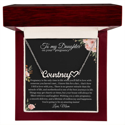 Customizable Necklace for Pregnant Daughter