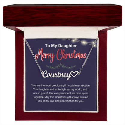 Precious Christmas Gift for Daughter necklace