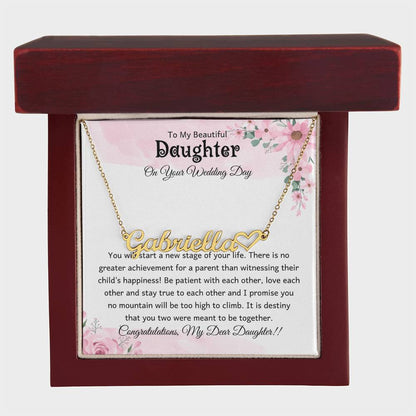 custom name jewelry for brides