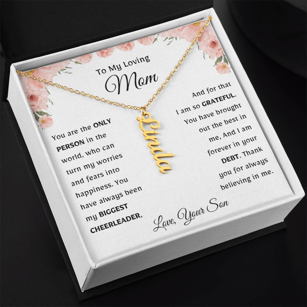 mothers day necklace with names