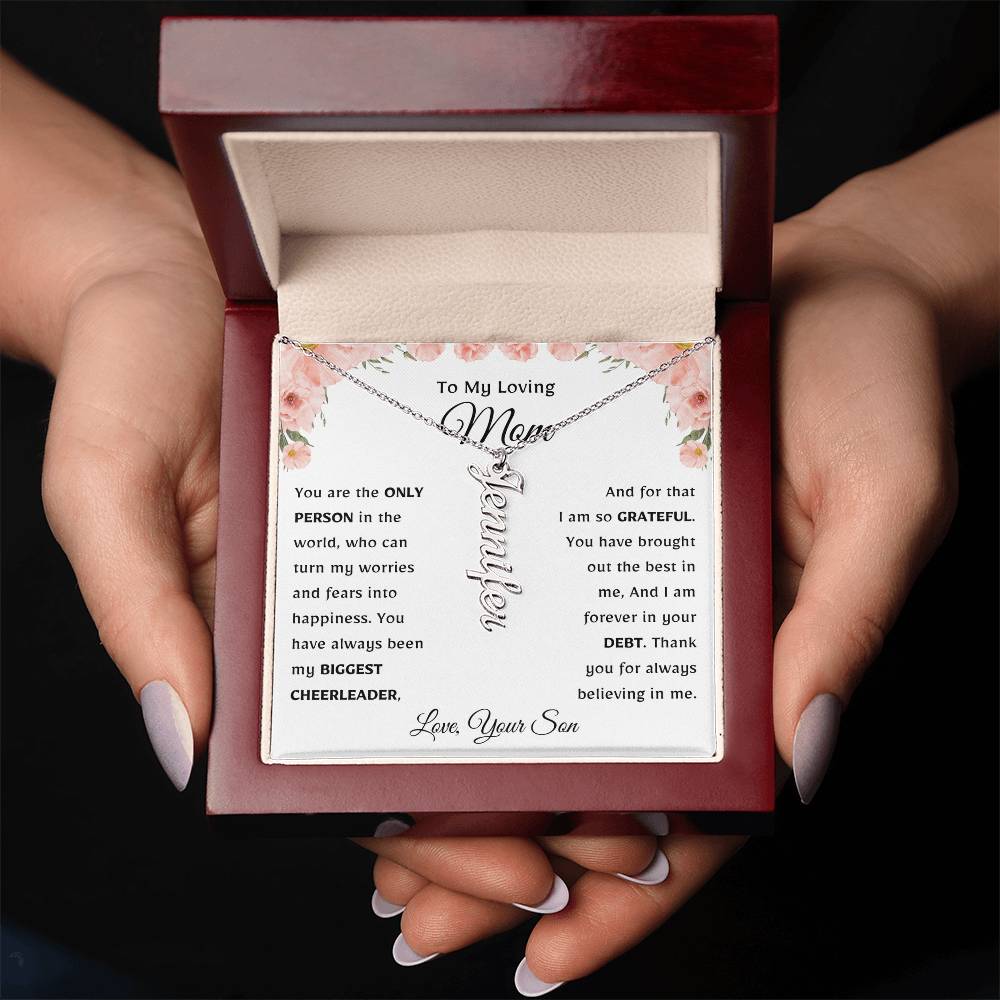 personalised necklace for mom