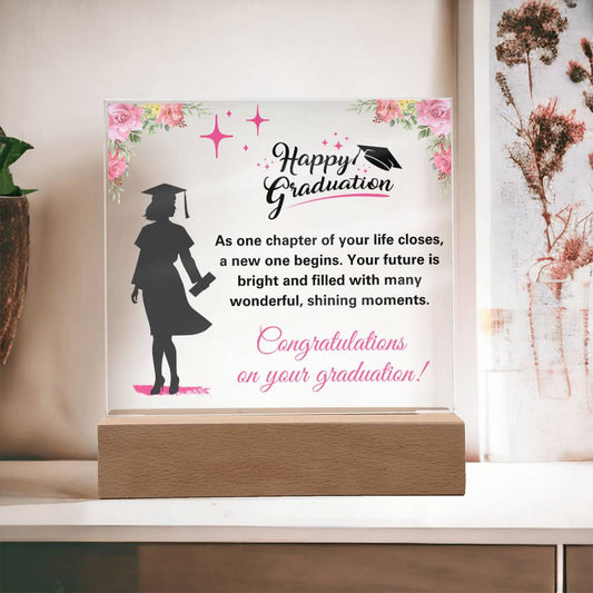 Premium Acrylic Graduation Gift for Her  