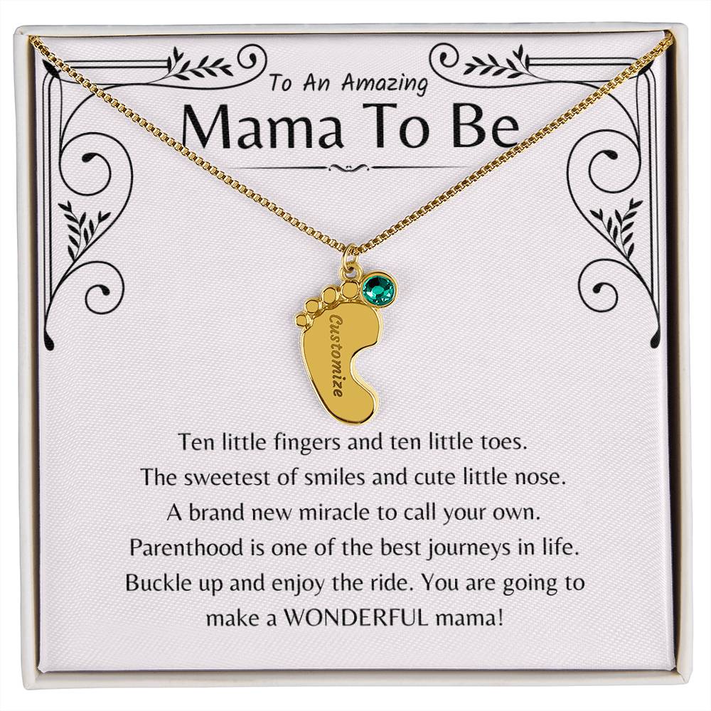 Mama To Be Gift - 18K Gold Finish