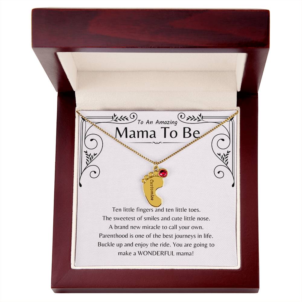 Mama To Be Gift with Luxury Box 18k Gold Finish