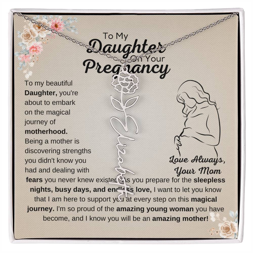 Beautiful Gift for Pregnant Daughter from Mother - January