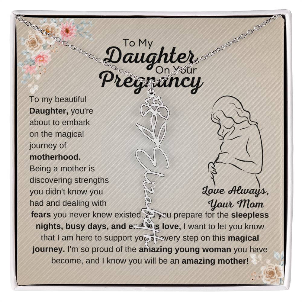 Beautiful Gift for Pregnant Daughter from Mother - February