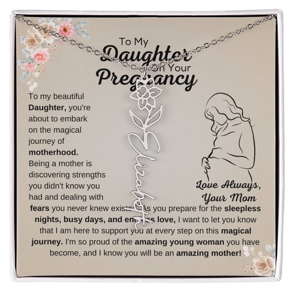 Beautiful Gift for Pregnant Daughter from Mother - March