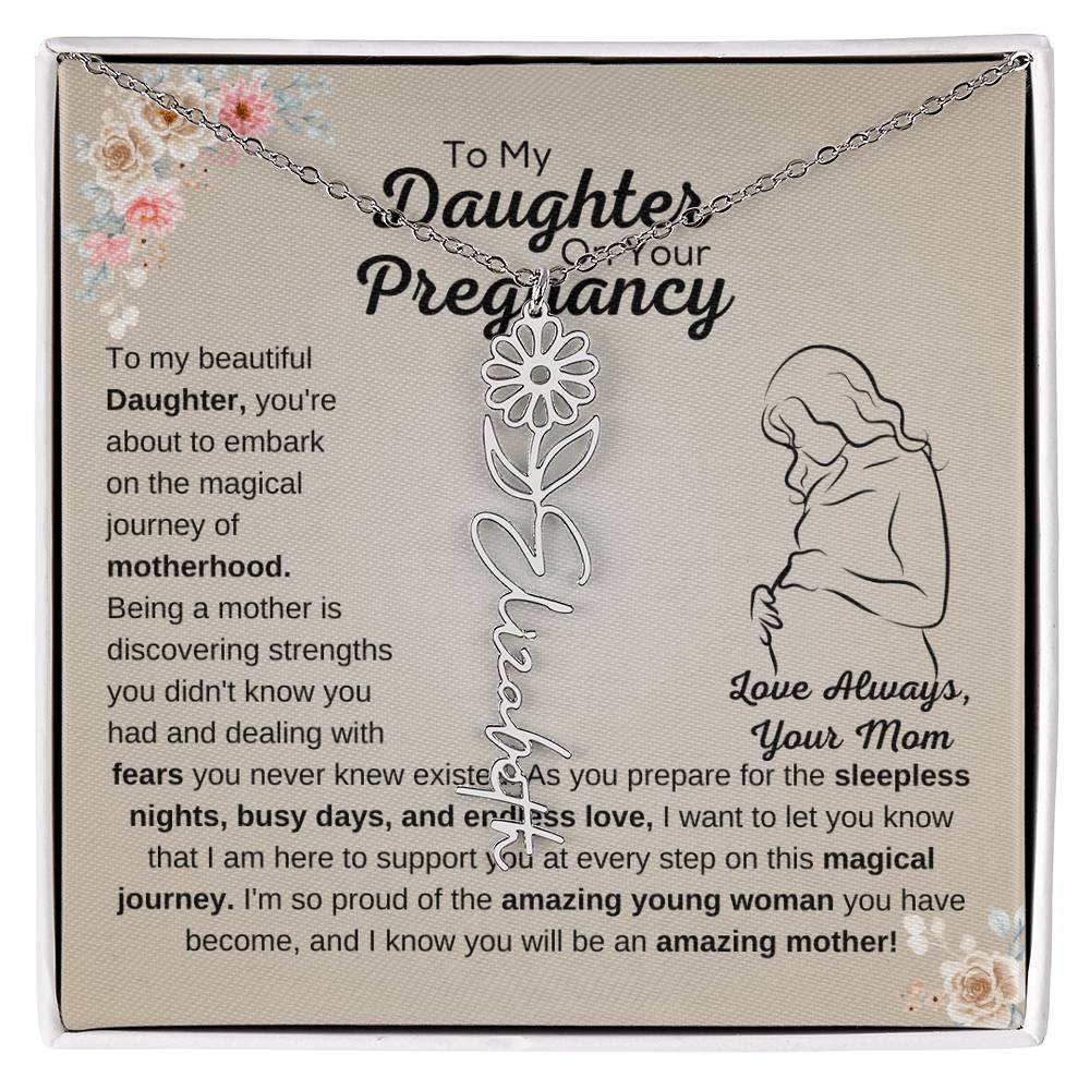 Beautiful Gift for Pregnant Daughter from Mother - April