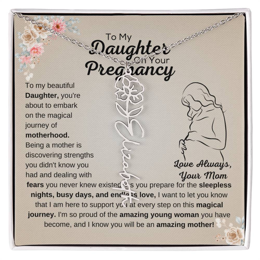Beautiful Gift for Pregnant Daughter from Mother - August